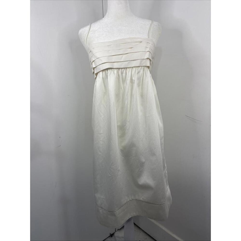New White French Connection Dress Stunnning Sz 12 100% Cotton Made In Romania